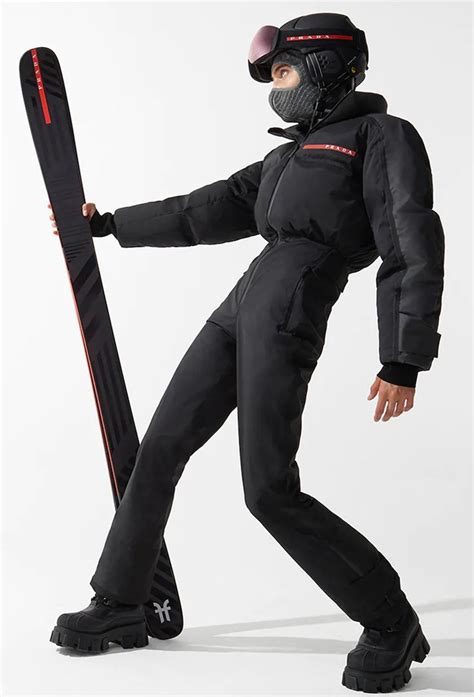 prada skiing onesie|prada ski gear for women.